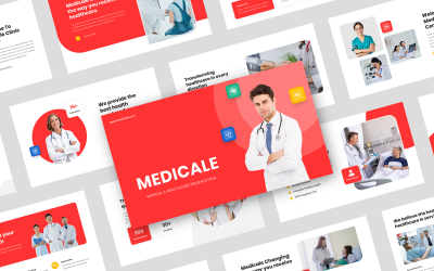 Medicale - Plantilla de diapositiva de Google sobre medicina y salud
