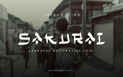 Sakurai - Japanese Decorative Fonts