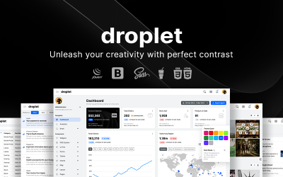 Droplet - Bootstrap 5 Admin Template