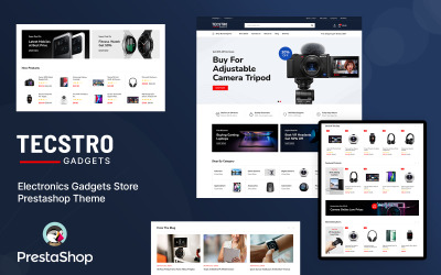 Tecstro kütyük, digitális és elektronikai PrestaShop téma