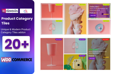 WooCommerce termékkategória csempe WordPress beépülő modul az Elementorhoz