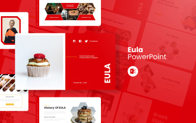Eula – PowerPoint-mallar för mat och restaurang
