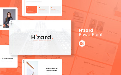 H&amp;#39;zard - modelo de PowerPoint de perfil de empresa
