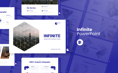 Infinite - Firemní profil PowerPoint šablony