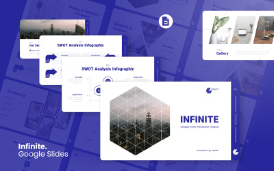 Infinite - Företagsprofil Google Slides Mall