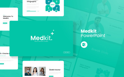 Medkit - PowerPoint-mall för medicinsk presentation