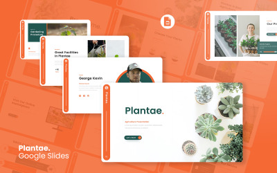 Plantae - Modèle Google Slides pour l&amp;#39;agriculture