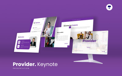 Provider - Шаблон Keynote для корпоративного бизнеса