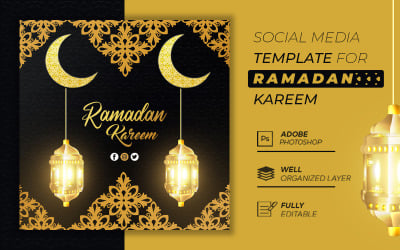 Ramadan Mubarak Social Media Post