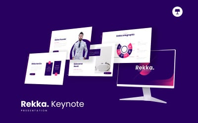 Rekka — шаблон Keynote для метавселенной и виртуальной реальности