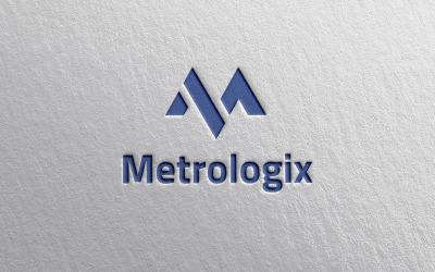 Шаблон дизайна логотипа Metrologix