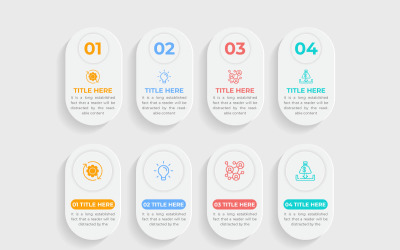 Modern arbetsflöde info graf diagram vektor