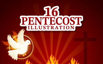 16 Pingst söndag Illustration