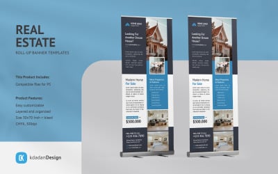 Real Estate Roll Up Banner Vol 031