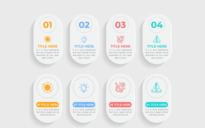 Vector de gráfico de gráfico de información de flujo de trabajo moderno