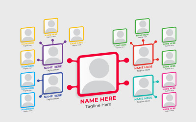 Workflow diagram and infographic vector
