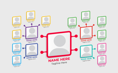 Workflow-Diagramm und Infografik-Vektor