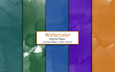 Abstrakter Splash-Aquarell-Texturhintergrund, Acryl-Aquarell-Pinselstrich gemalter Hintergrund