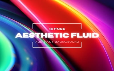 Aesthetic Fluid Abstract Background