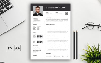 CV Премиум Резюме Шаблон