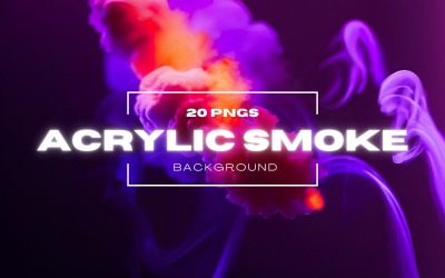Fondo premium de humo acrílico