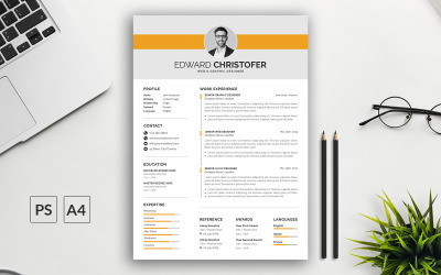 Portfolio creative Resume Template