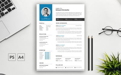 Professionele bewerkbare cv-sjabloon