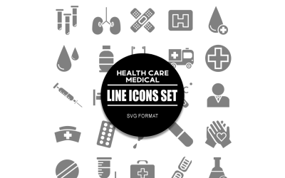 Gesundheitswesen-Icon-Set Medical Icons Bundle