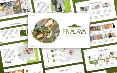 Modèle PowerPoint polyvalent de bien-être Pralaya