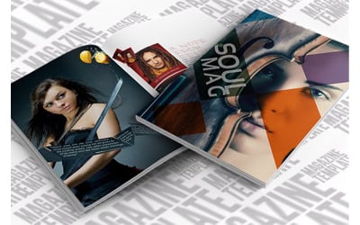 Rivista di stile di vita Indesign
