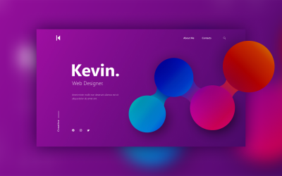 Kevin - Personal Portfolio PSD Template