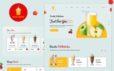 奶昔 XD 模板 - UI Adobe XD