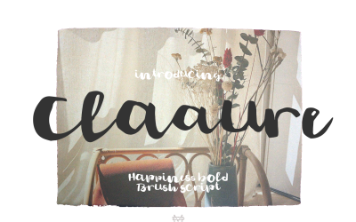 Claaure - Brush Script FOnt