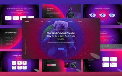 Šablona peněženky Nft X Zero Keynote