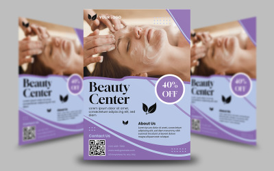 Beauty Center Flyer šablona