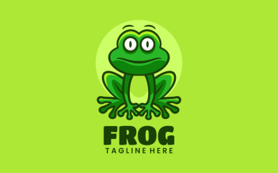 Frosch-Maskottchen-Cartoon-Logo 1