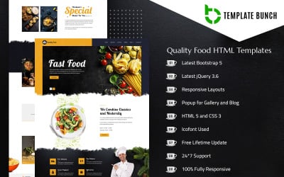 Minőségi élelmiszer - Élelmiszerbolt HTML5 webhelysablonja