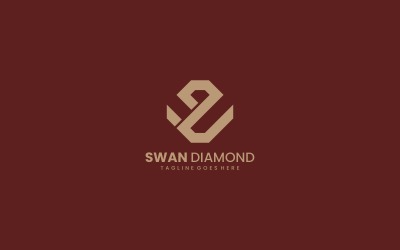 Swan Diamond Enkel logotypstil