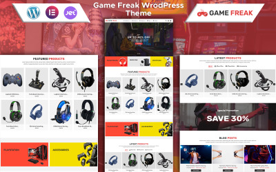 Game Freak - тема WooCommerce для ігрового магазину
