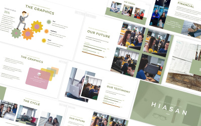 Hiasan Company Business Google Slides Template