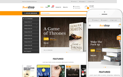 Книжный магазин - тема для книжного магазина WooCommerce Theme