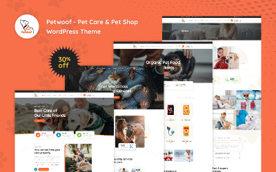 Petwoof – Kisállatápolás és kisállatbolt WordPress téma