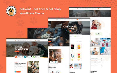 Petwoof - Pet Care & Pet Shop WordPress Theme