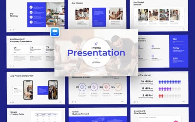 Prenta Company Business Keynote Template
