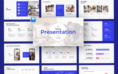 Prenta Company Business Keynote-Vorlage