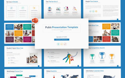 Pubis Business Шаблон PowerPoint