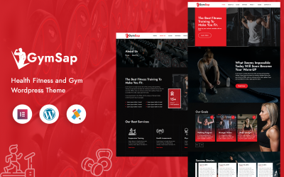 Tema Gymsap Health Fitness e Gym Wordpress
