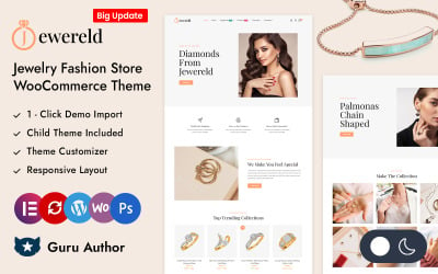 Jewereld - Jewelry Fashion Store Elementor WooCommerce Responsive Theme