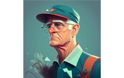 Treston Character Illustration Vector