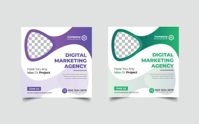 Business Marketing Post For Social Media Template